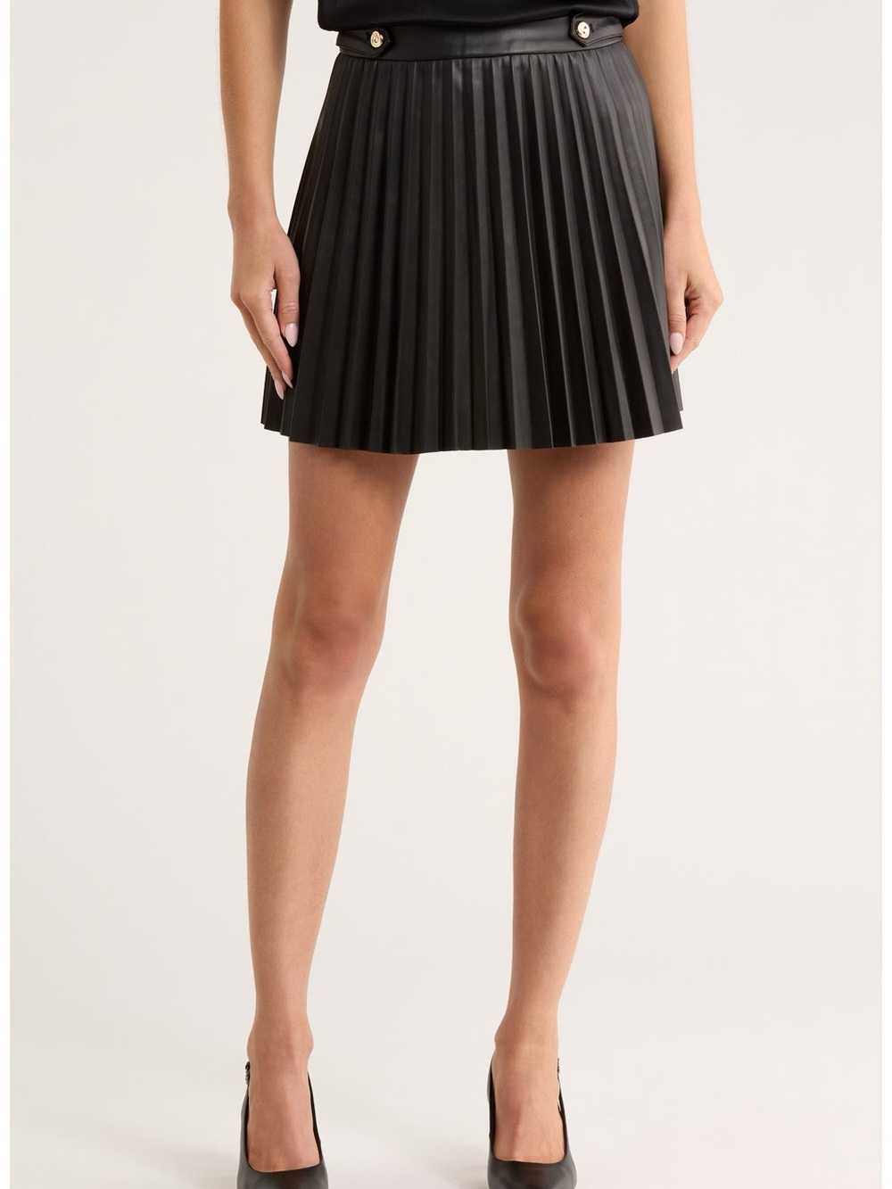 Jason Wu Black Pleated Mini Skirt